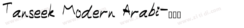 Tanseek Modern Arabi字体转换